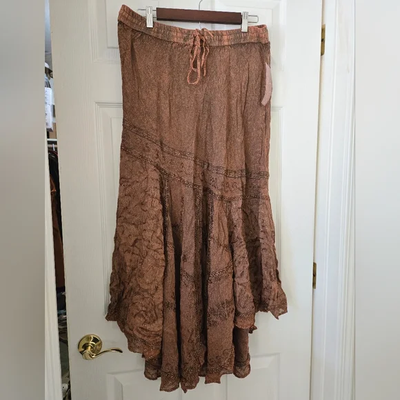 Scully Earthy Brown Maxi Skirt - Picture 1 of 7